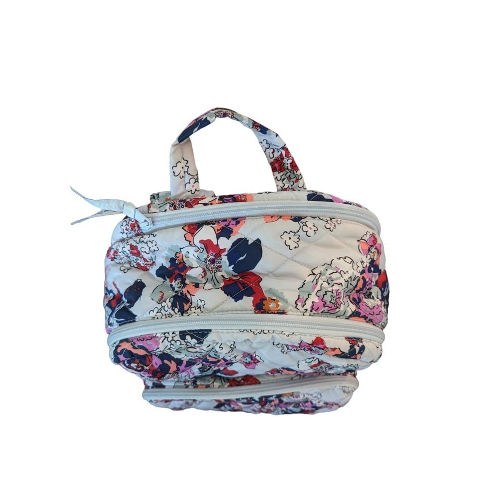 Vera Bradley Ultralight Exuberant Nylon Water Resistant Floral Backpack Pink - Picture 3 of 15